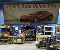 Pete’s Upholstery new location 1251 American Pacific Drive, Suite 112. Henderson NV 89074